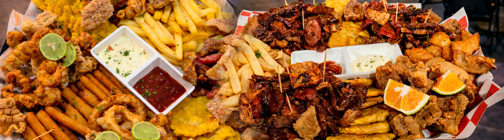 Bandejas para compartir del Restaurante Mely